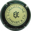 capsule champagne  1- Initiales E J C 