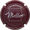 capsule champagne  1- Nom horizontal, Carré au centre 