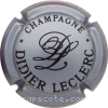 capsule champagne  1-Initiales LD, sans inscription sur la jupe 