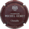 capsule champagne  2- Nom horizontal, initiales sur contour 