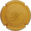 capsule champagne  2-Initiales LD, avec  inscription sur la jupe 