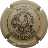 capsule champagne  3 - Coq, Inscription noire 