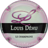 capsule champagne  3- Nom horizontal, initiales et le Champagne 
