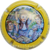 capsule champagne  3- Tableau de 3 enfants en peinture 