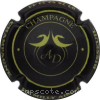 capsule champagne  4 - Initiales AD avec année au verso 