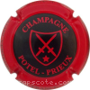 capsule champagne  6- Ecusson avec 1 arrondi au dessus 