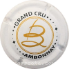 capsule champagne Anonyme, Initiale  B, Grand cru Ambonnay 