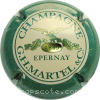capsule champagne Co proche des feuilles, 1869 en petit 
