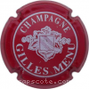 capsule champagne Ecusson, Ecriture blanche 
