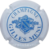 capsule champagne Ecusson, Ecriture bleue 