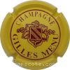 capsule champagne Ecusson, Ecriture marron 
