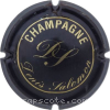 capsule champagne Initiales DS, Nom en italique 