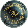 capsule champagne Initiales DS, Nom grandes lettres 