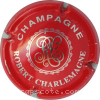 capsule champagne Initiales entremélées 