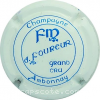 capsule champagne Initiales FM, 2 cercles 
