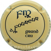 capsule champagne Initiales FM, inscrit sur contour 