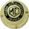 capsule champagne Initiales MC 