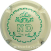 capsule champagne Initiales ND 