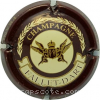 capsule champagne Nom circulaire, écusson 