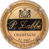capsule champagne Nom en Manuscrit, horizontal 