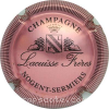 capsule champagne Nom horizontal, contour strié 