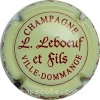 capsule champagne Nom horizontal fantaisie 
