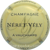 capsule champagne Nom horizontal, Initiales  