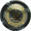 capsule champagne Petite couronne, écriture horizontal 