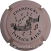 capsule champagne Portée de musique, circulaire 