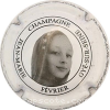 capsule champagne Portrait gris, verso métal 