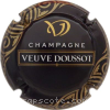 capsule champagne Série  6 - Initiales, Nom horizontal 