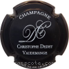 capsule champagne Série 1 - Initiales, Nom horizontal 