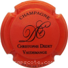 capsule champagne Série 1 - Initiales, Nom horizontal 