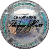 capsule champagne Série 1 Initiales en fond, nom horizontal 