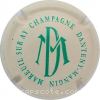 capsule champagne Série 2 - Initiale DM, série de 12 