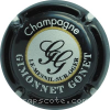 capsule champagne Série 2 - Initiales au centre 