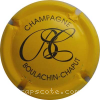 capsule champagne Série 2 - initiales entrelacées, nom circulaire 