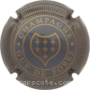 capsule champagne Série 3 - Ecusson moyen, contour strié 