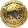 capsule champagne Série 5 - Ecusson, Nom en bas 