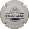 capsule champagne Série 5 - Initiales, Nom et Année 
