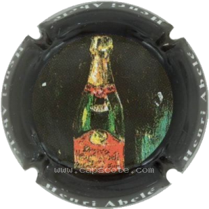 capsule champagne Abelé Henri 01 Ecriture blanche