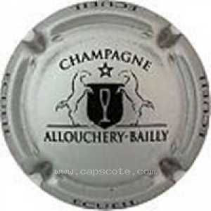 capsule champagne Allouchery Bailly Série 02 - Petit écusson, nom horizontal