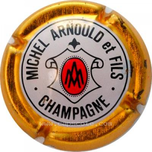 capsule champagne Arnould Michel & Fils Série 01 - Ecusson, nom circulaire en haut