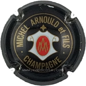 capsule champagne Arnould Michel & Fils Série 01 - Ecusson, nom circulaire en haut