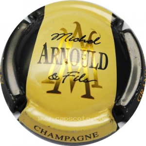 capsule champagne Arnould Michel & Fils Série 05 - Nom horizontal, inscription sur contour