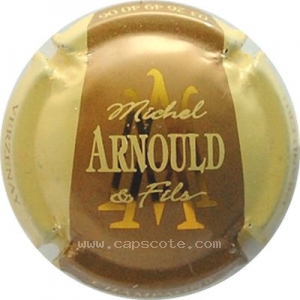 capsule champagne Arnould Michel & Fils Série 05 - Nom horizontal, inscription sur contour
