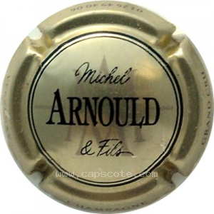 capsule champagne Arnould Michel & Fils Série 06 - Nom horizontal, Double cercle