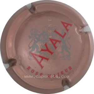 capsule champagne Ayala  3- Ecusson et Nom en diagonal