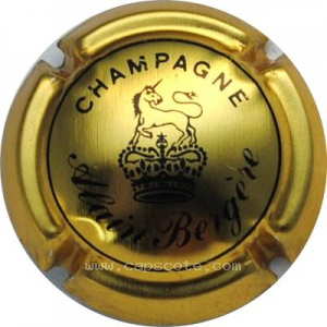 capsule champagne Bergère Alain Série 1 - Couronne, licorne