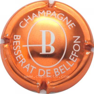 capsule champagne Besserat De Bellefon Initiale B au centre